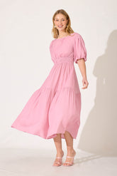 Blush Star Midi Dress